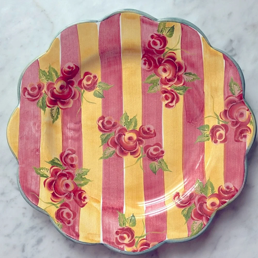 Mackenzie-Childs Sunnyside Up Retired Salad Plate - Picture 1 of 3